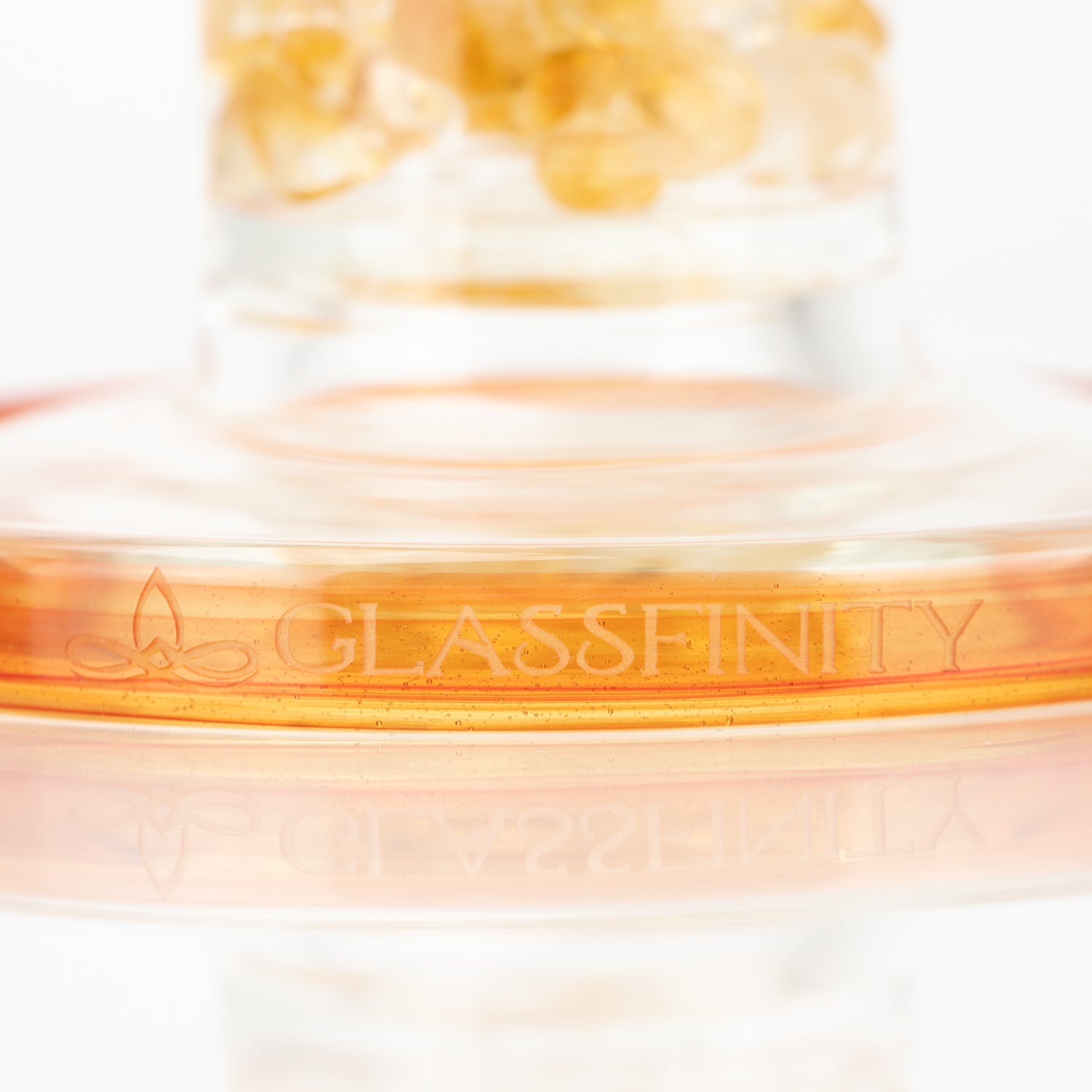 14" Glassfinity Bent Neck or "Sherlock" Rig with American Color: Northstar CFL Terps