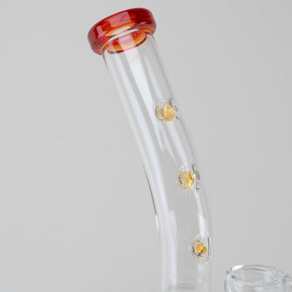 14" Glassfinity Bent Neck or "Sherlock" Rig with American Color: Northstar CFL Terps