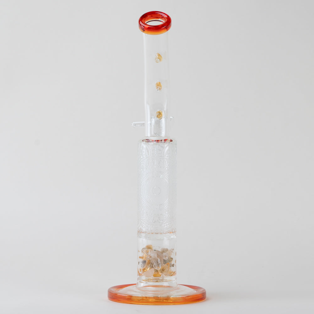 14" Glassfinity Bent Neck or "Sherlock" Rig with American Color: Northstar CFL Terps